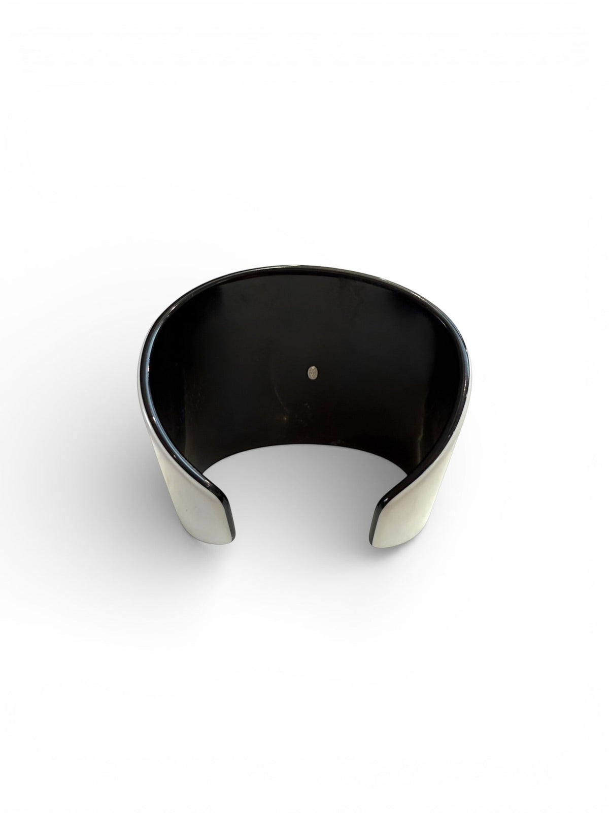 Chanel Monochrome CC Logo Resin Cuff 2006