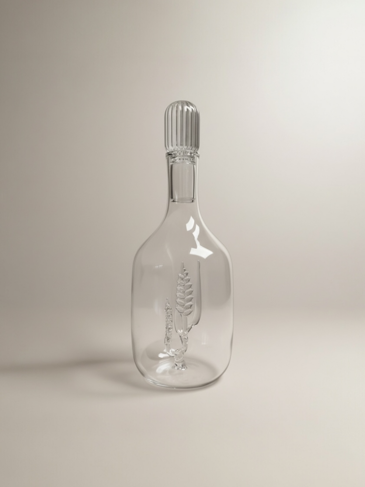 Dior Hand Blown Wheat Design Glass Carafe