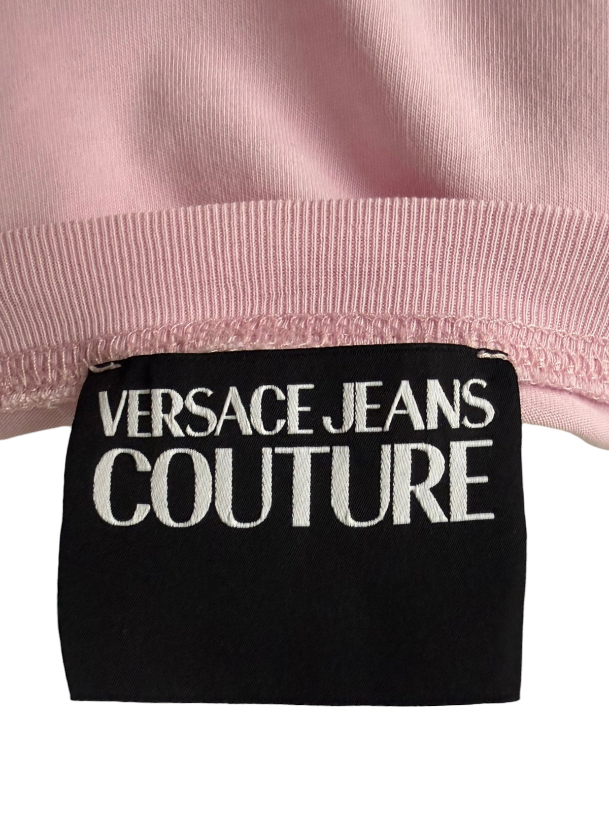Versace Jeans Couture Pink and Gold T-Shirt