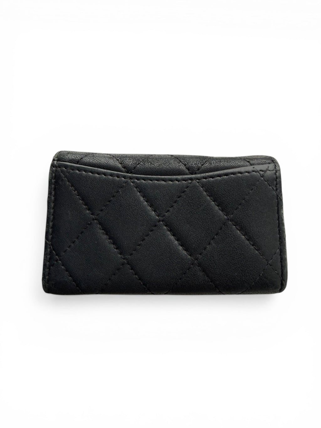 Chanel Black Leather Key Case
