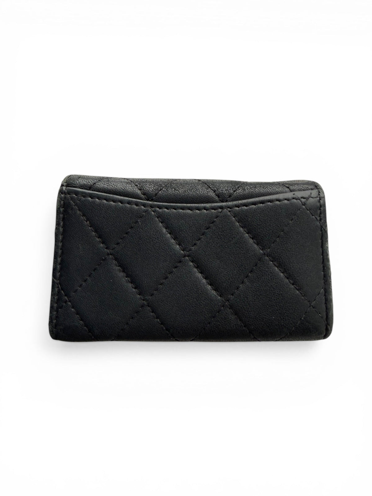 Chanel Black Leather Key Case