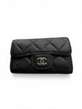 Chanel Black Leather Key Case