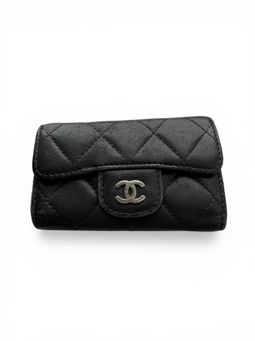 Chanel Black Leather Key Case