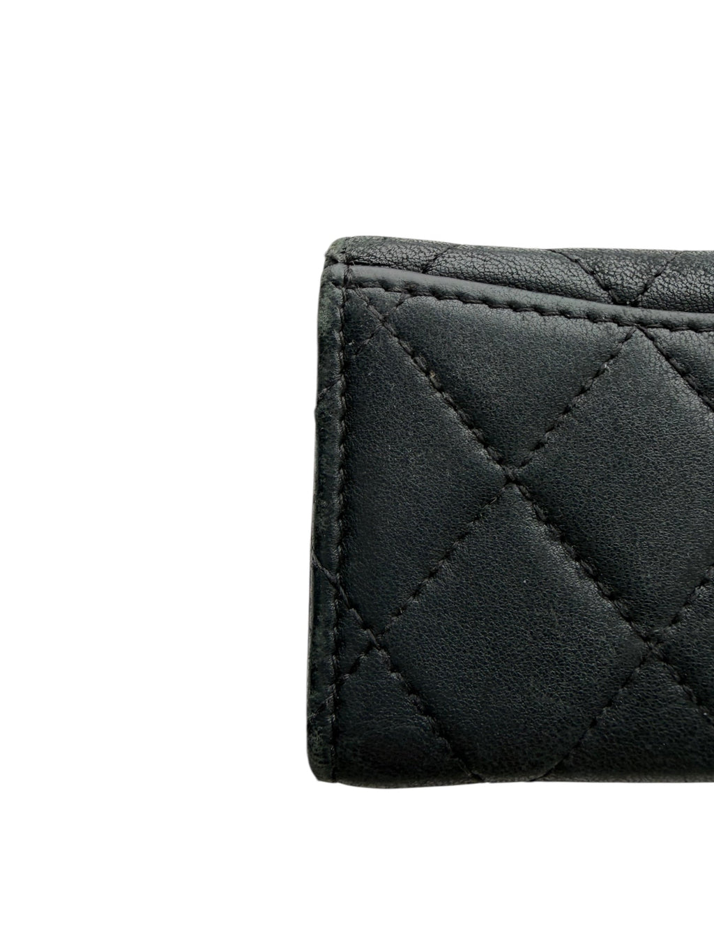 Chanel Black Leather Key Case