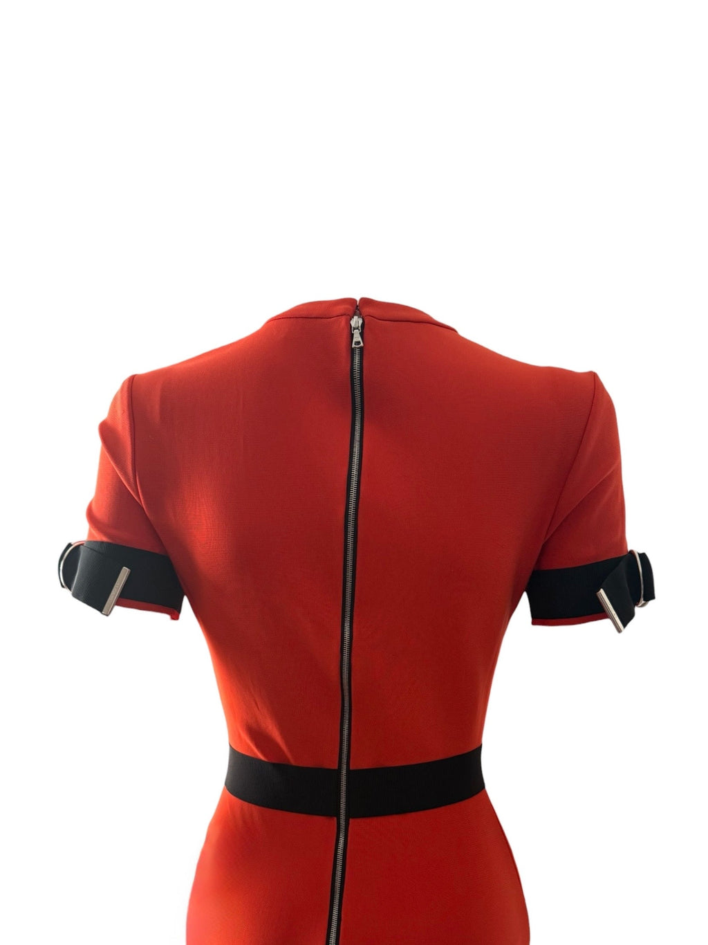 Thierry Mugler Orange Bodycon Dress