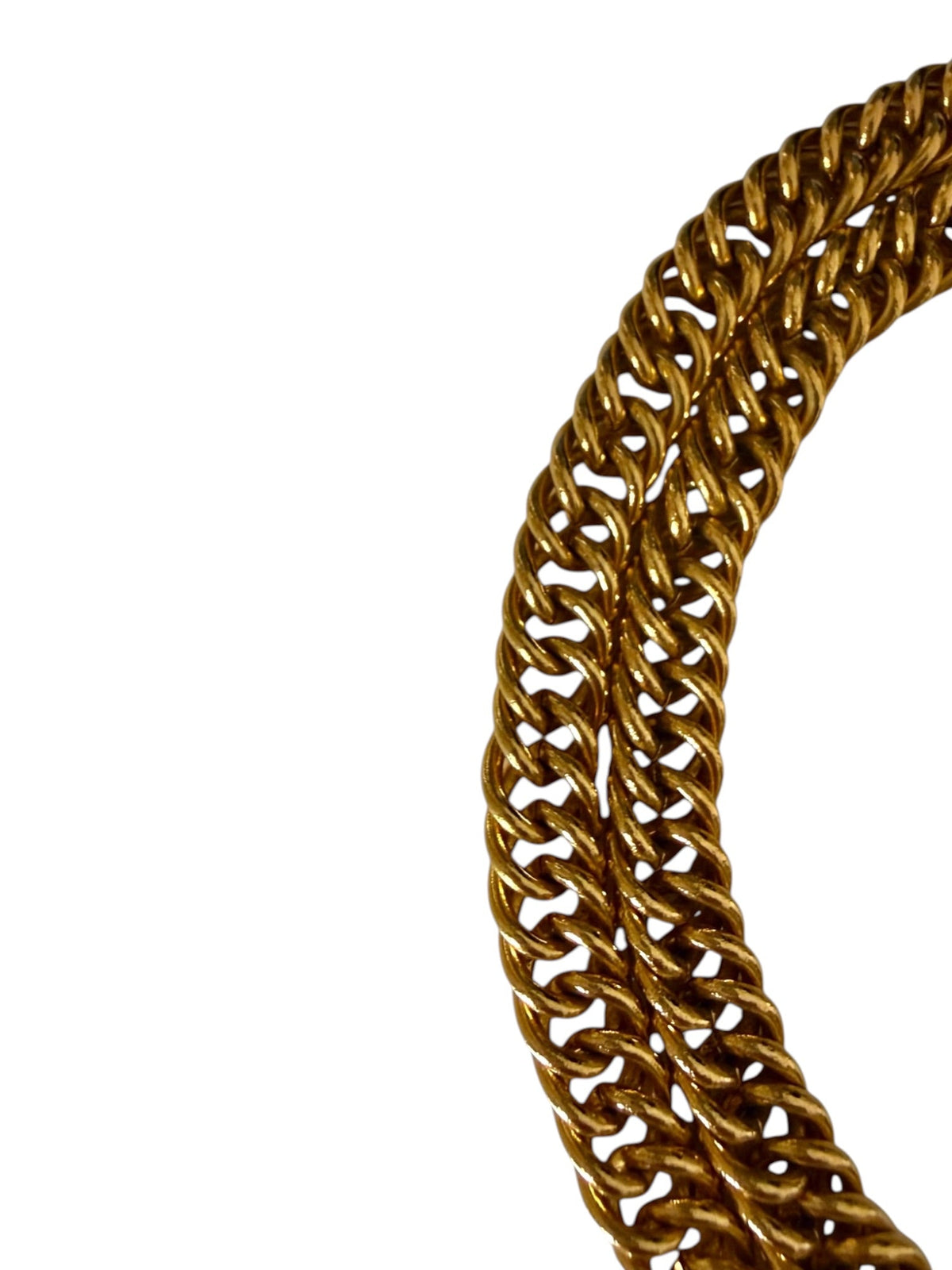 Chanel Gold Lion Head Sunburst Choker Necklace and Clip-on Earrings Set