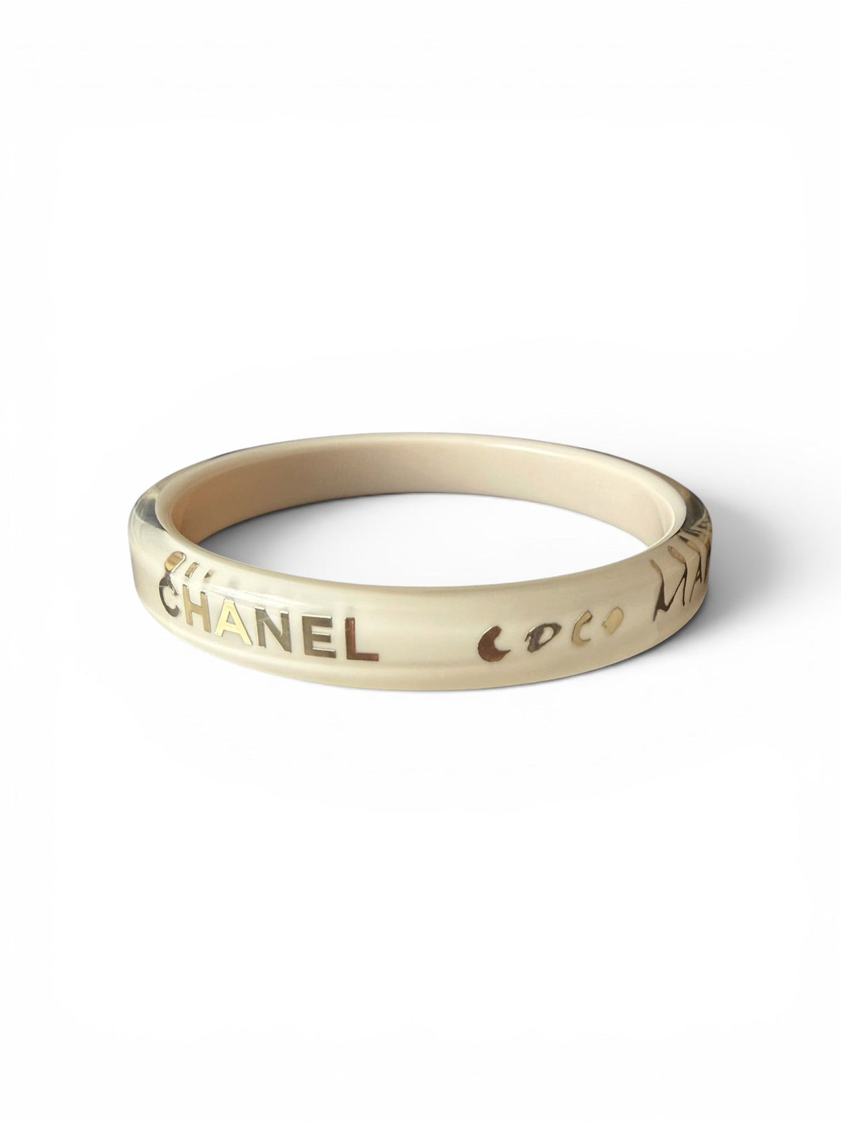 Chanel Vintage Coco Mademoiselle Resin Bangle