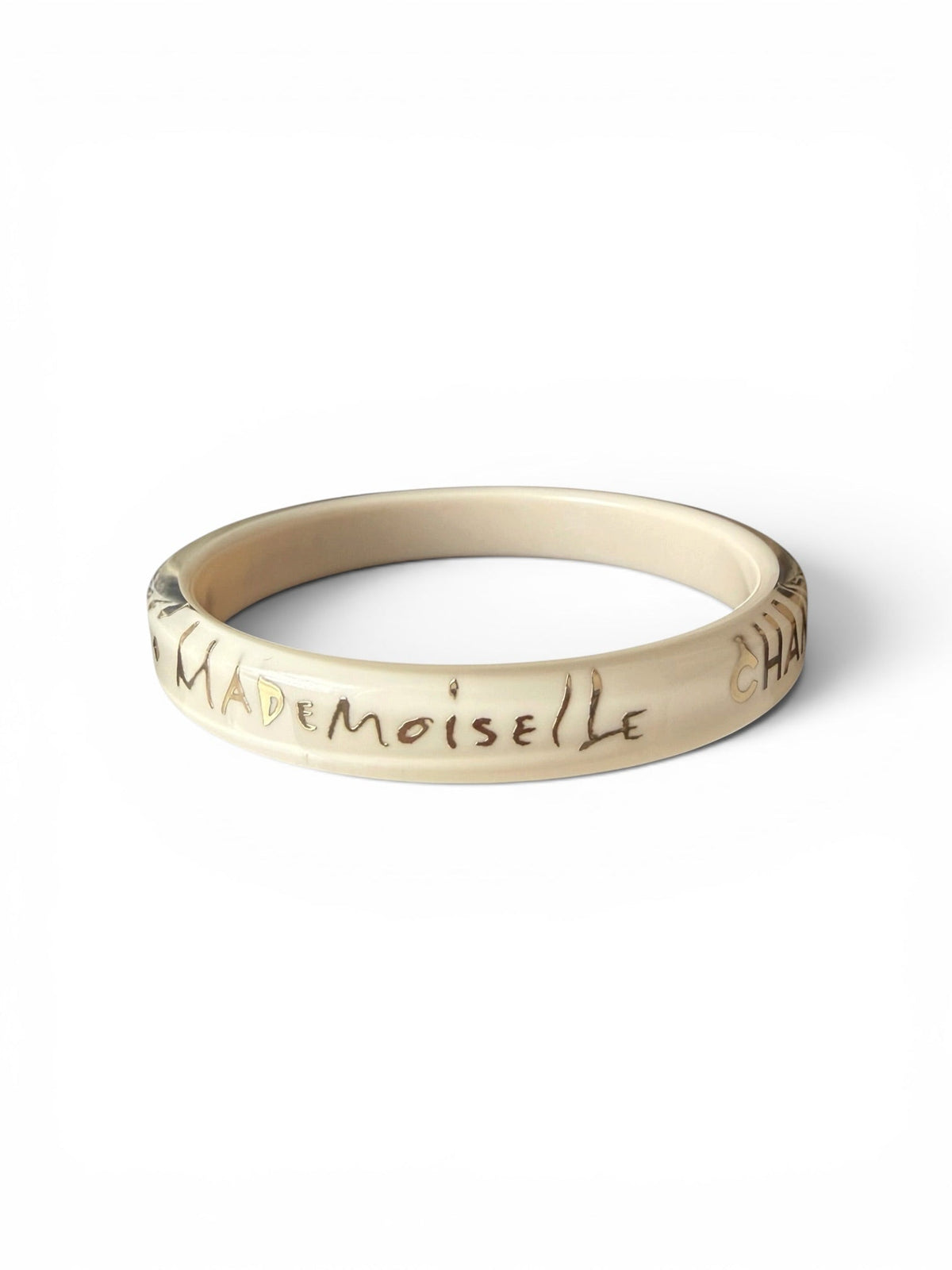 Chanel Vintage Coco Mademoiselle Resin Bangle