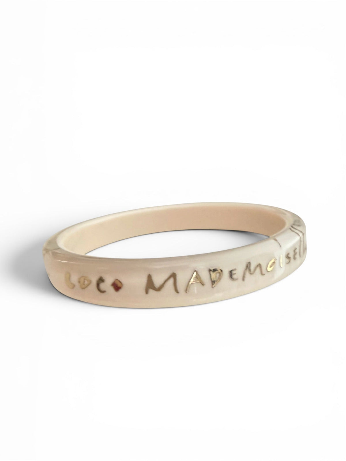 Chanel Vintage Coco Mademoiselle Resin Bangle