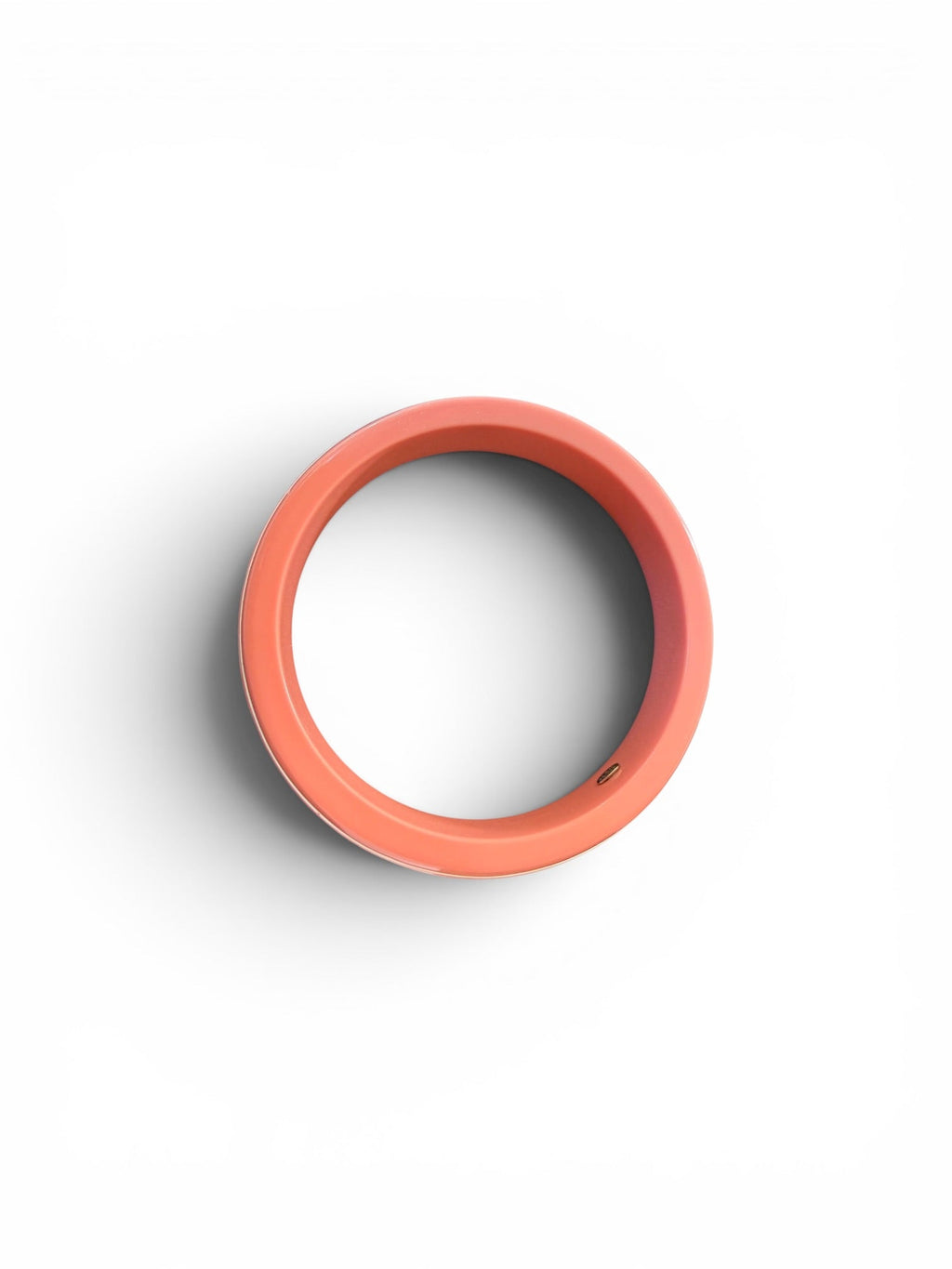 Chanel Coal Pink Resin Camellia Crystal Bangle