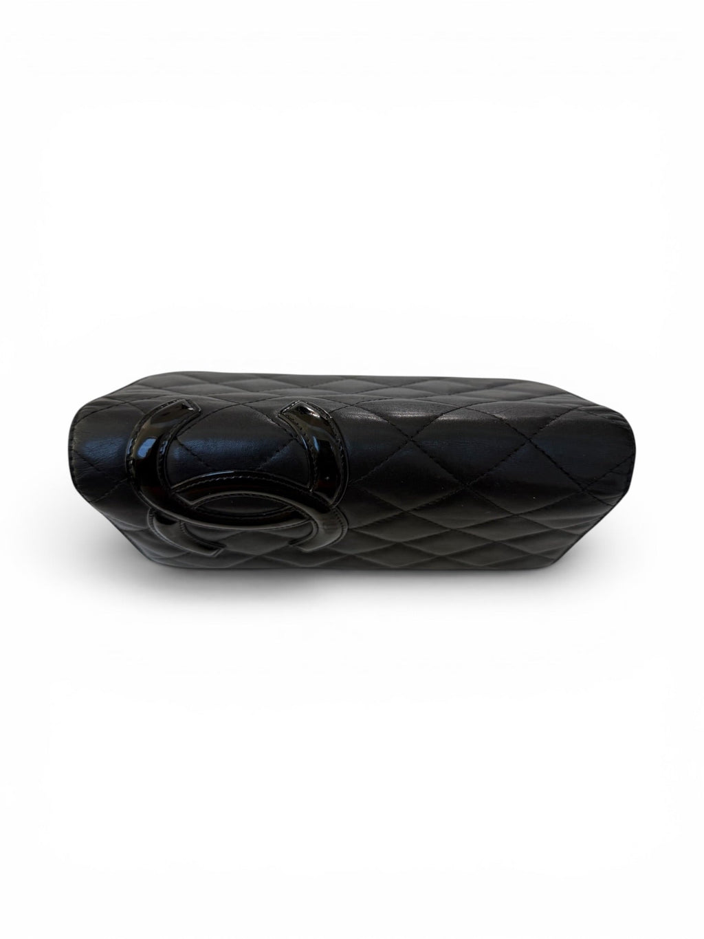 Vintage Chanel Black Quilted Leather Long Wallet
