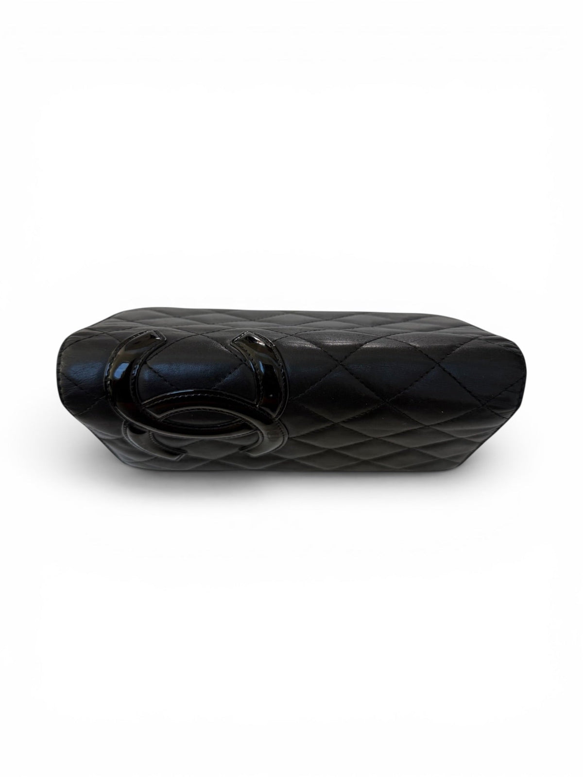 Vintage Chanel Black Quilted Leather Long Wallet