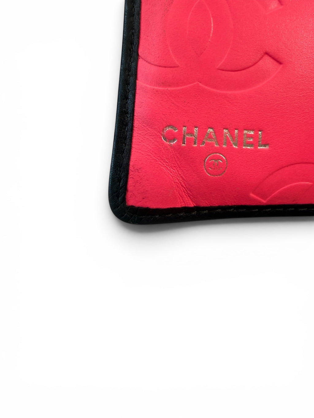 Vintage Chanel Black Quilted Leather Long Wallet